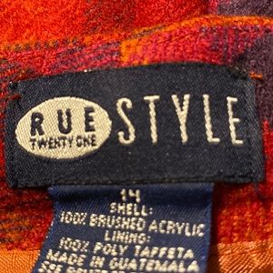 RUE 21 styles  Wild leg wit a brunt orange deep multicolor ,